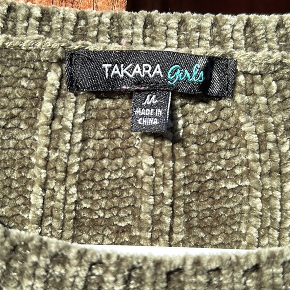 takara Girls Knit Crop Sweater Size M - Picture 6 of 8